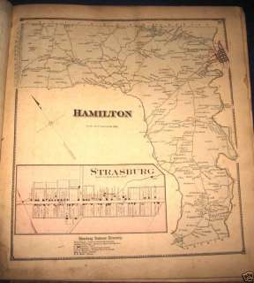 Hamilton Township, Franklin County, PENNSYLVANIA, 1868 Plat Map  