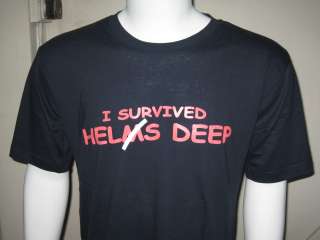 LOTR Lord of the Rings I survived Helms Deep T Shirt  