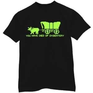  Oregon Trail Died of Dysentery T shirt