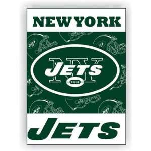 NIB New York Jets NFL Banner Flag & Pole Sleeve:  Sports 