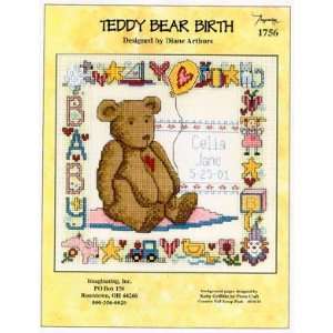    Teddy Bear Birth   Cross Stitch Pattern: Arts, Crafts & Sewing