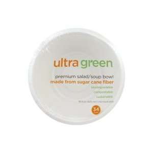 Ultra Green Biodegradable Salad/Soup Bowl (34 Ct 