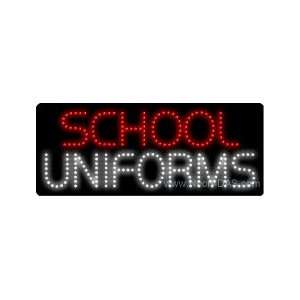  School Uniforms Outdoor LED Sign 13 x 32: Sports 