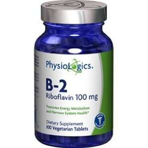  Physiologics   B 2 100 mg (Riboflavin) 100 vtabs: Health 
