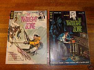 THE TWILIGHT ZONE #5 & #8, 1963 & 1964 GOLD KEY COMICS  