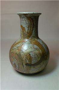 Arthur & Barbara Linnemeyer studio pottery vase mid century modern 