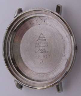 Gent Omega Incomplete Watch Case 165.033 in steel diameter 34.5 mm 