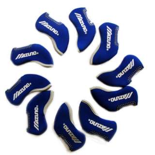   Iron Headcovers Head Covers Club Set Blue 10 pcs with Clear Window