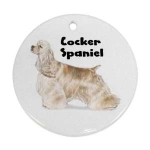  Cocker Spaniel Ornament (Round)