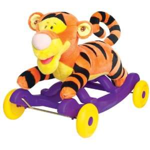  2 in 1 Tigger Rocker with Wheels & Sound Toys & Games