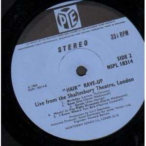  RAVE UP LP (VINYL) UK PYE 1969 HAIR. Music