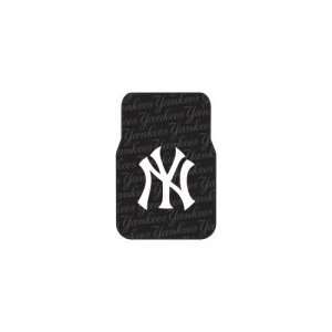 New York Yankees MLB Car Mats Black:  Sports & Outdoors