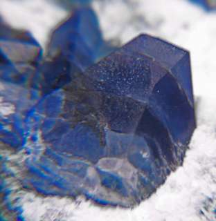 20 Sharp Royal Blue BENITOITE Crystals on 2Matrix CA  