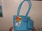 Ladies 4 in 1 Canvas Tote Bag Purse 8W