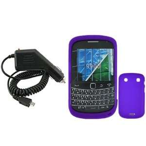  iNcido Brand Blackberry Bold Touch 9900 Combo Solid Purple 