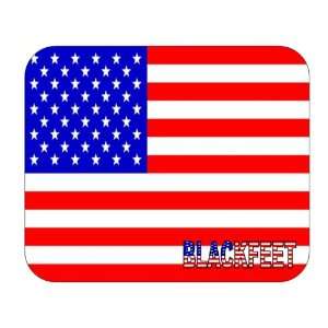  US Flag   Blackfeet, Montana (MT) Mouse Pad Everything 