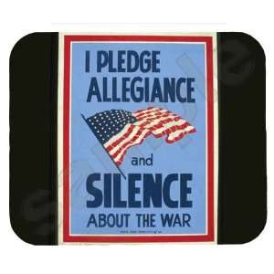  Pledge Allegiance and Silence Mouse Pad: Office Products