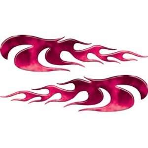  Fire Pink Car, Truck, ATV, SUV Accent Stripe Flame Decals 