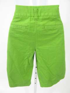 NWT J.CREW Green Bermuda Shorts sz 4  