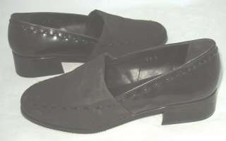 NIB! BERNARDO Black Leather Loafer SHOES $120 7 N  