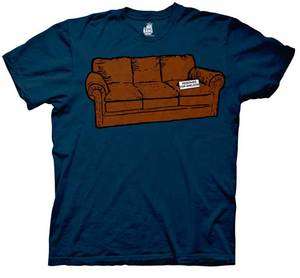 BIG BANG THEORY THATS MY SPOT COUCH RESERVED FOR SHELDON MENS T 