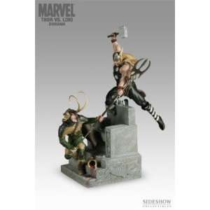   MARVEL Dioramas: Thor vs. Loki by Sideshow Collectibles!: Toys & Games
