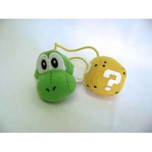  Mario Brothers Yoshi and Question Block Hair Tie Toys 