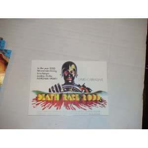    Vintage Collectible Postcard : Death Race 2000: Everything Else
