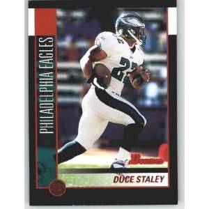  2002 Bowman #3 Duce Staley   Philadelphia Eagles (Football 
