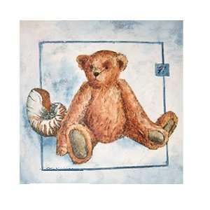  Cute Teddy Bear Picture 18x18cm TY04204: Home & Kitchen