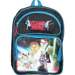  Star Wars The Clone Wars Backpack Bag 01306: Toys & Games