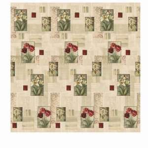 Blonder Home Accents Expressions Tulip and Lily Shower Curtain  