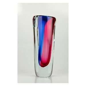  Multi Color Art Glass Vase X468
