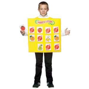 Lets Party By Rasta Imposta Match it up Board Child Costume / Yellow 
