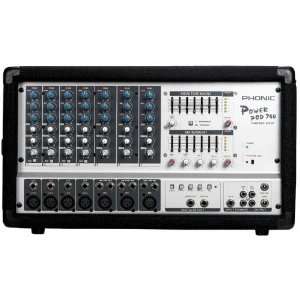  Phonic PowerPod 740 7 Channel Powered Mixer: Electronics