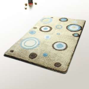 [Blue Polka Dots] Modern Area Rugs (39.4 by 59.1 inches 