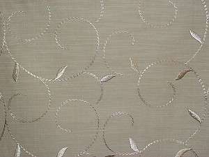 Mill Creek Fabric Embroidered Poly Silk 5 Yards  