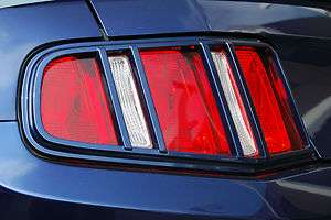 2010 12 Mustang DG Custom Tail Light Bezels (Painted)  