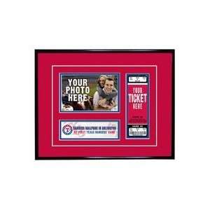  Texas Rangers My First Game Ticket Frame Sports 
