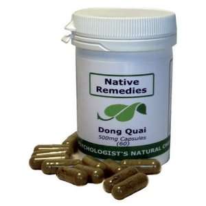  Native Remedies Dong Quai 500mg Capsules, 60 Count Bottles 