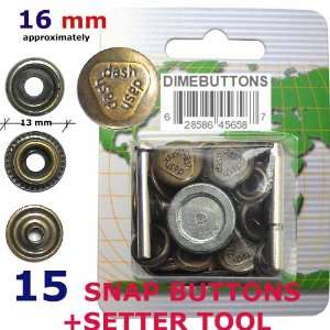   SIZE 24 5/8 SNAP BUTTONS / TOOLS KIT FASTENERS Arts, Crafts & Sewing