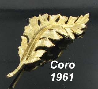   lovely designer pin this vintage coro pin features a lovely brushed