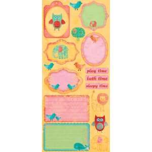  Boho Baby Girl Jumbo Cardstock Stickers:: Arts, Crafts 