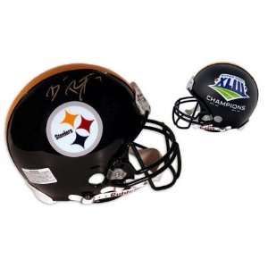  Bowl XLIII Steelers Logo Score Pro Line Helmet: Sports & Outdoors