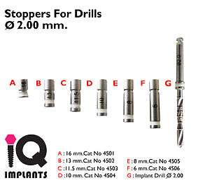 Drill Stoppers 2mm. Dental Implant   implants.Surgery  