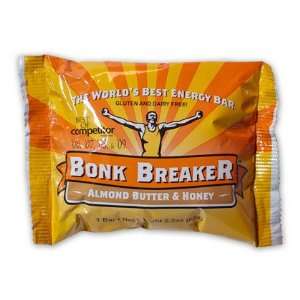  Bonk Breaker ALMOND BUTTER AND HONEY Energy Bars: Health 