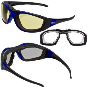  FREEDOM 24 BLUE Frame Photochromic Safety Rated Motorcycle 