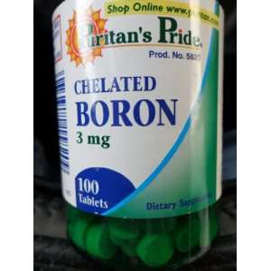  Boron 3mg   200 Tablets (Pack of 2) Health & Personal 