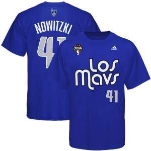   Dirk Nowitzki Latin Nights Gametime T Shirt Large