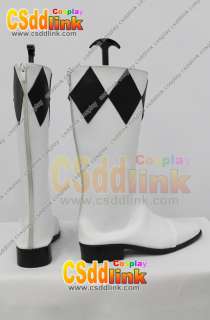 Power black Ranger cosplay shoes boots  